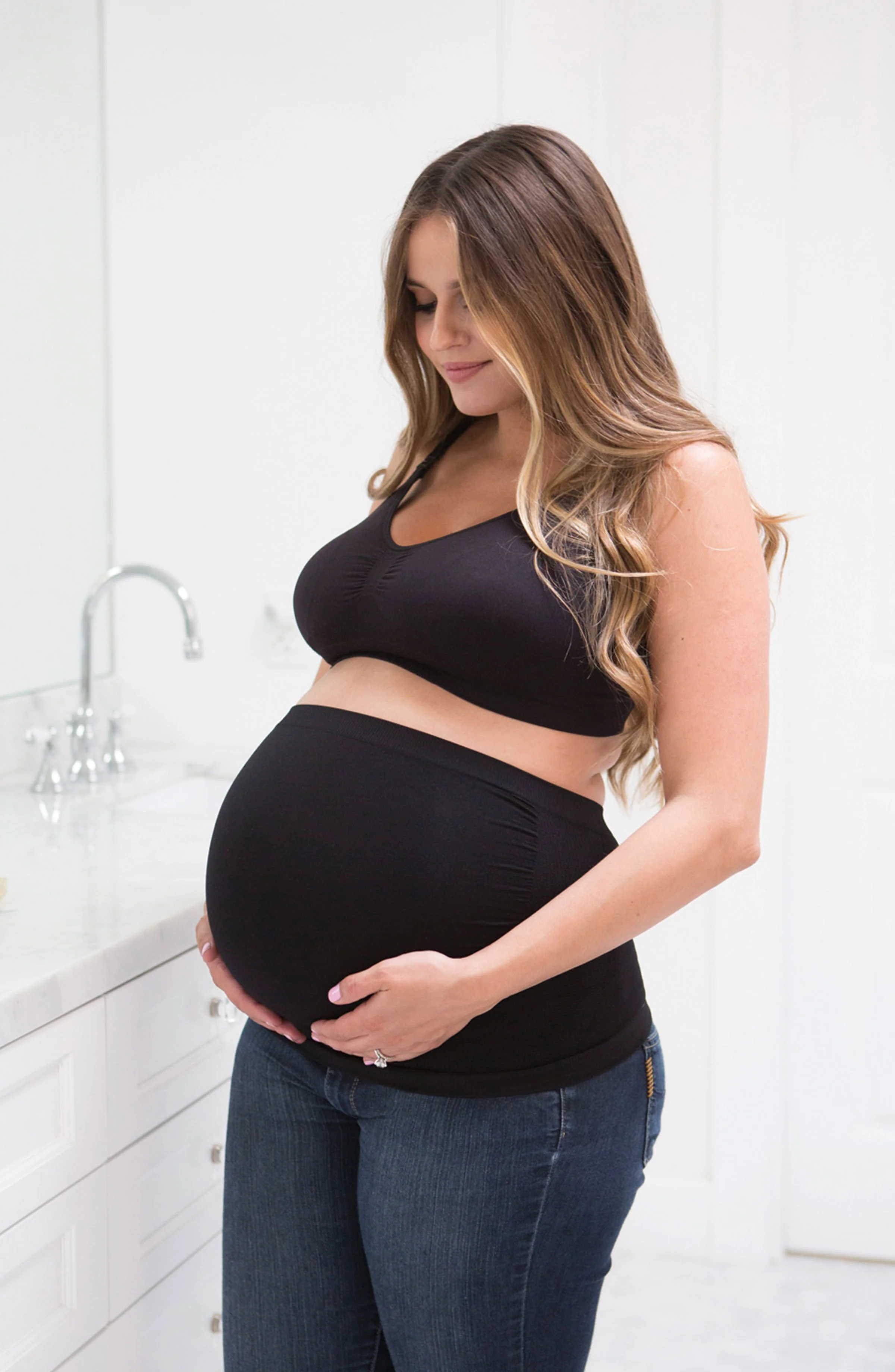 Bump Support Pregnancy Support Band for Gentle Belly Support