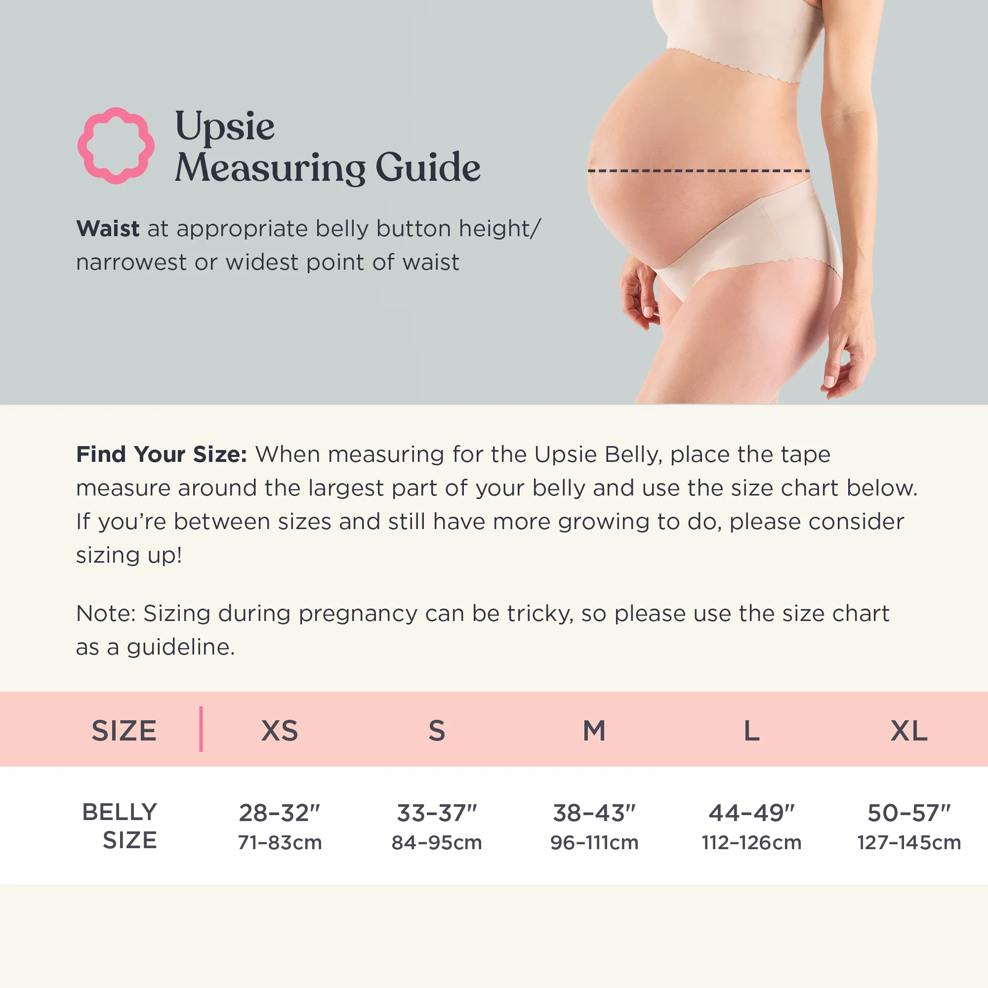 Upsie Belly® Pregnancy Support Belt for Belly and Back Relief
