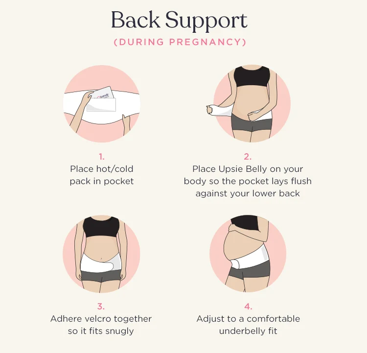 Upsie Belly® Pregnancy Support Belt for Belly and Back Relief