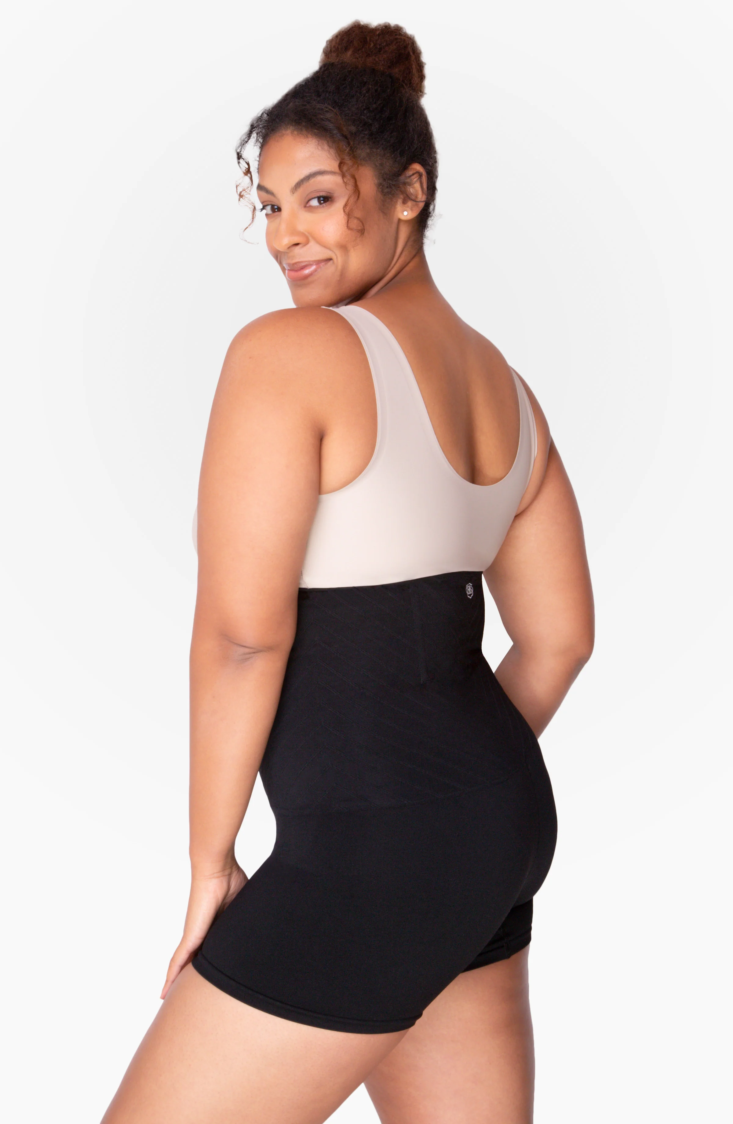 C-Section Compression Shorts with Silver-Infused Fibers