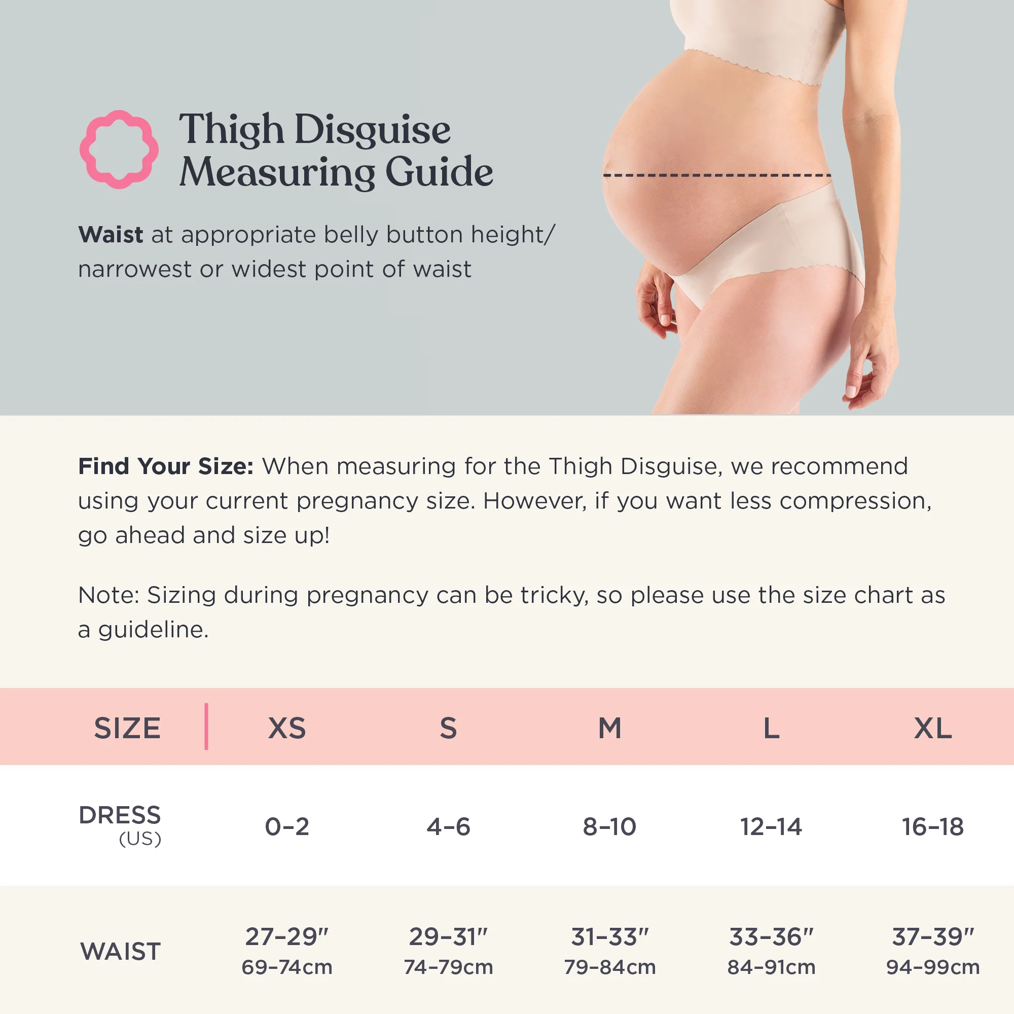 Maternity Thighs Disguise Anti-Chafing Smoothing Shorts for Under Clothes