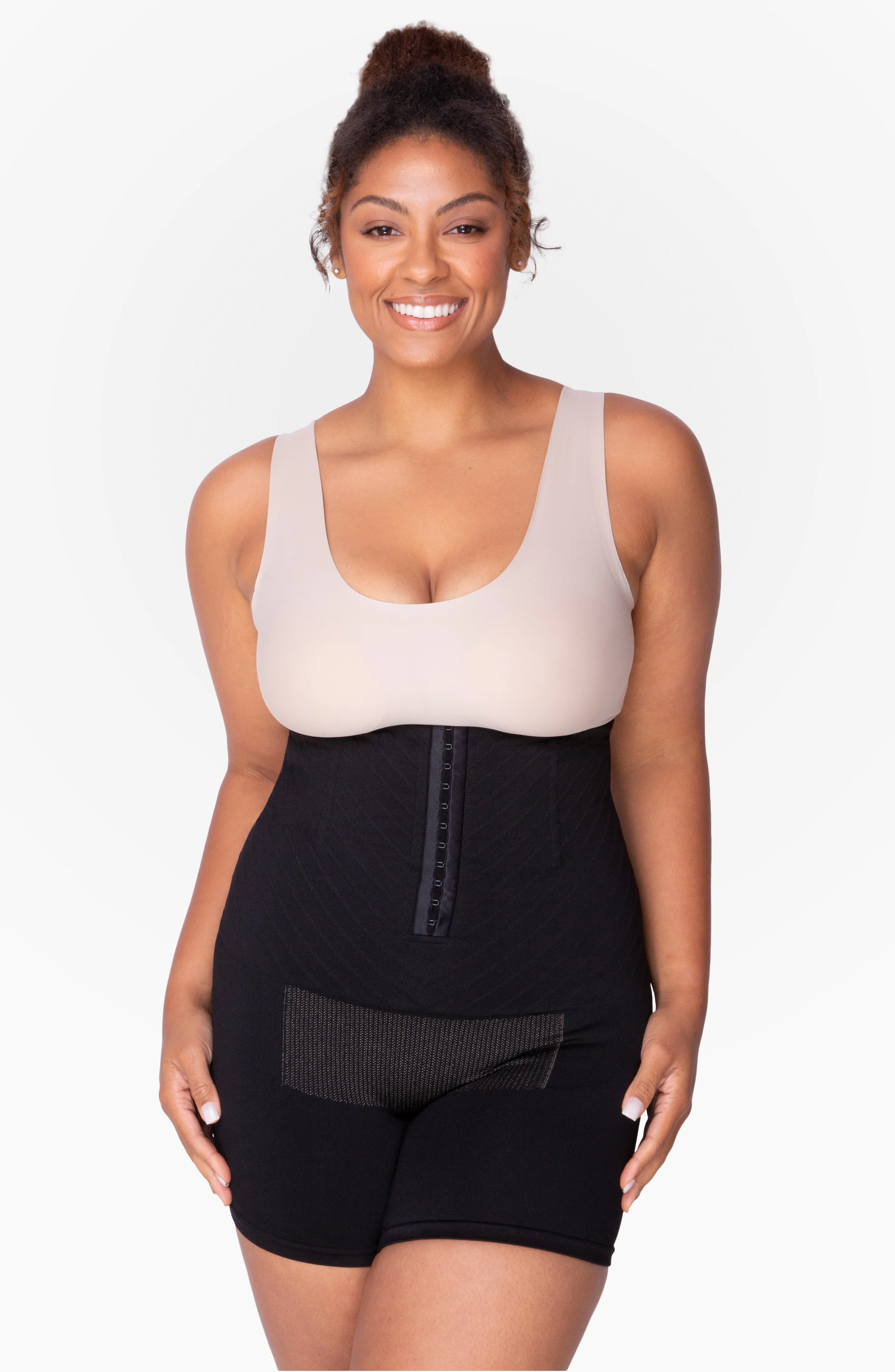 C-Section Compression Shorts with Silver-Infused Fibers
