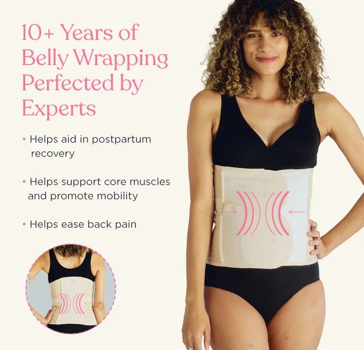Belly Wrap Pasca Persalinan Luxe dengan Kain SecureStretch