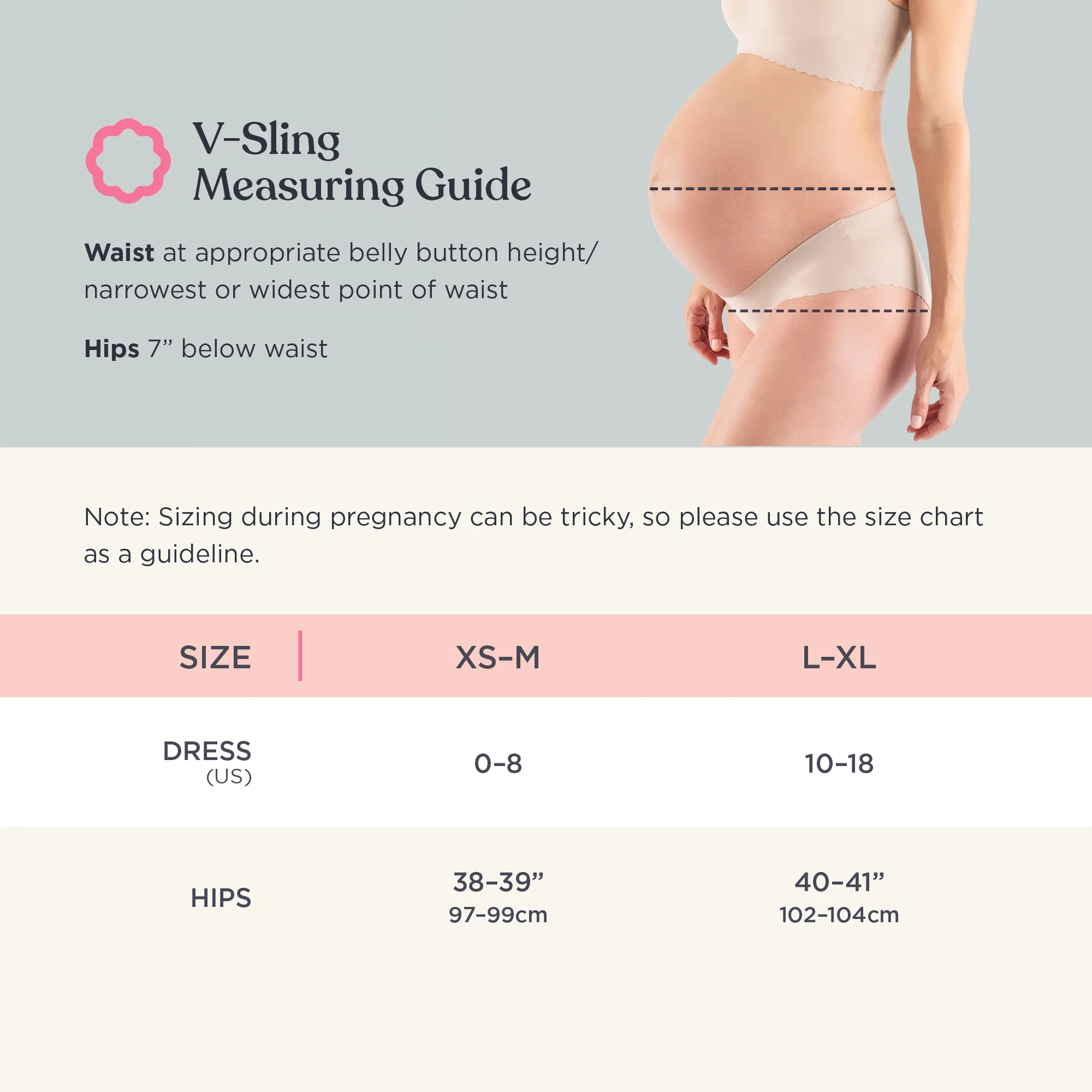 Maternity V-Sling - Pelvic Pain Relief Band