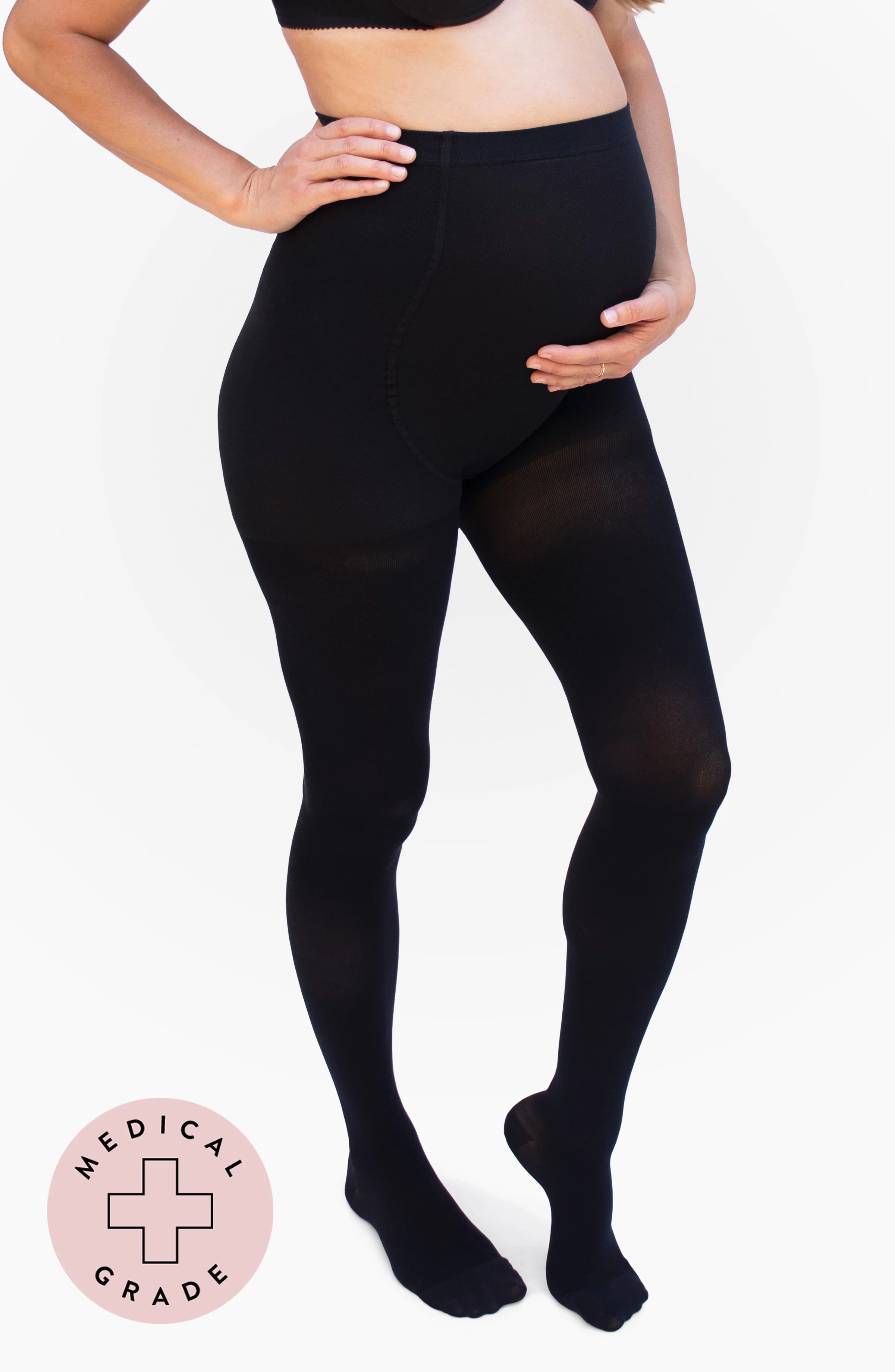 Maternity Compression Tights with Graduated Medical Grade Support