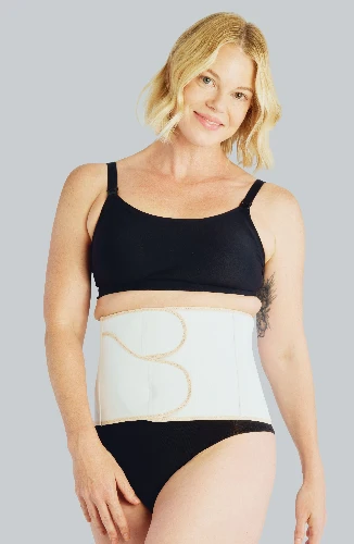 Shortie Postpartum Belly Wrap for Shorter Torsos